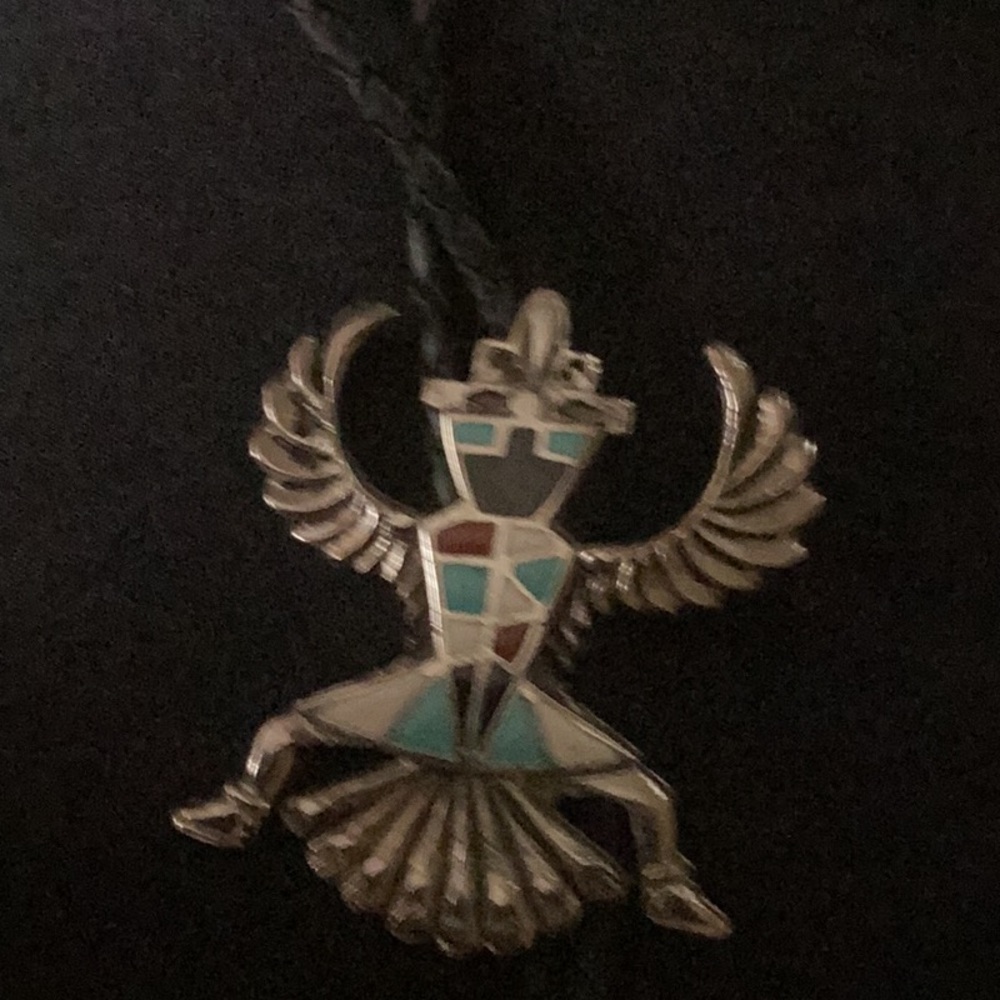 Vintage thunderbird bolo tie